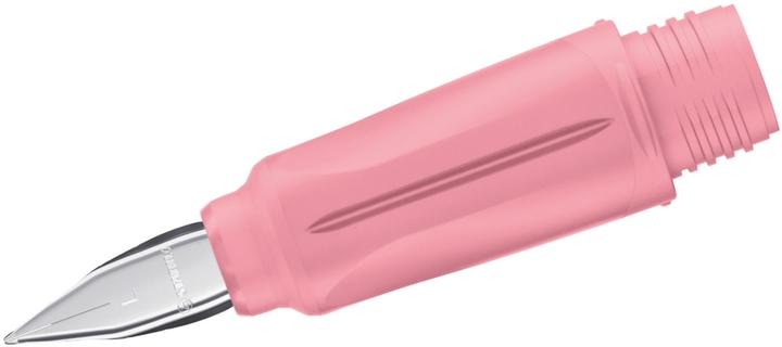 Image du produit STABILO Grip pour stylo scolaire - EASYbuddy Pastel en Rouge Rose - avec plume pour gaucher L (Touche de vert menthe, 1 x)
