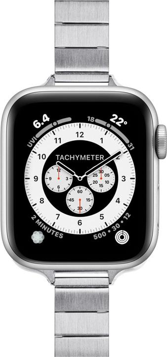 Produktbild Laut Links Petite Apple Watch 38 / 40 / 41 mm Silver (38 mm, 41 mm, 40 mm, Edelstahl)