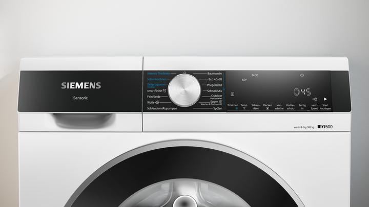 Actual product image Siemens iQ500, Waschtrockner, 9/6 kg, 1400 U/min., WN44G242