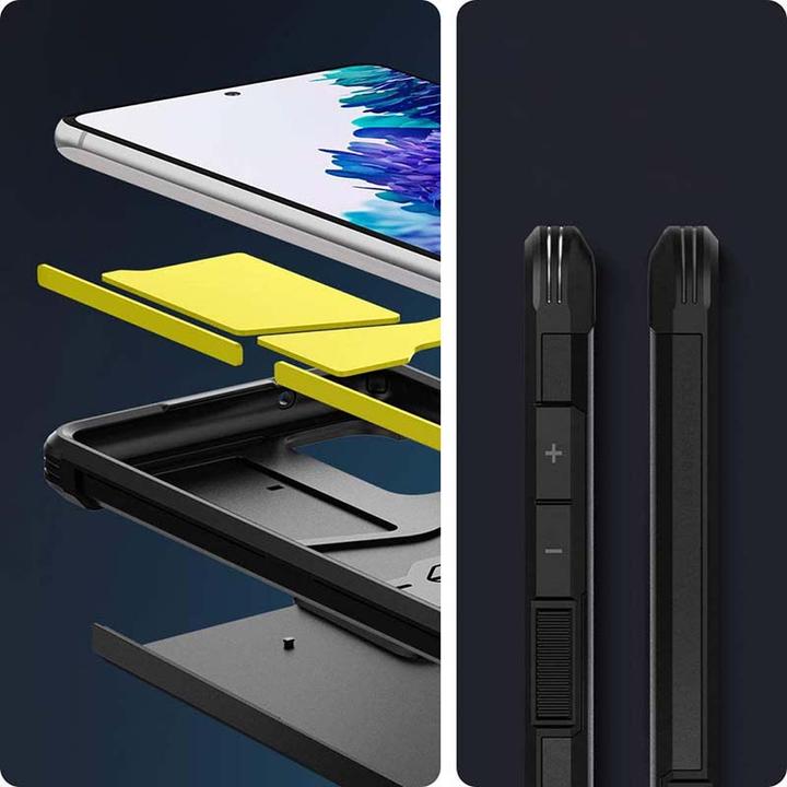 Actual product image Spigen Galaxy S20 FE Case Tough Armor Black (Samsung Galaxy S20 FE)
