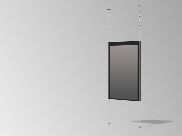 Actual product image Multibrackets Ceiling/floor mount, 1 x 40" - 65", VESA 100-