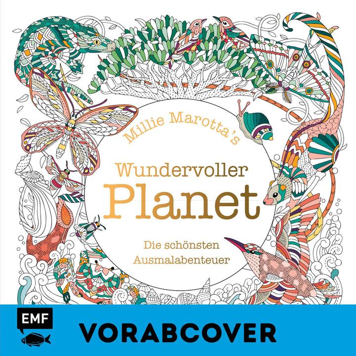 Produktbild Millie Marotta's Wundervoller Planet - Die schönsten Ausmal-Abenteuer
