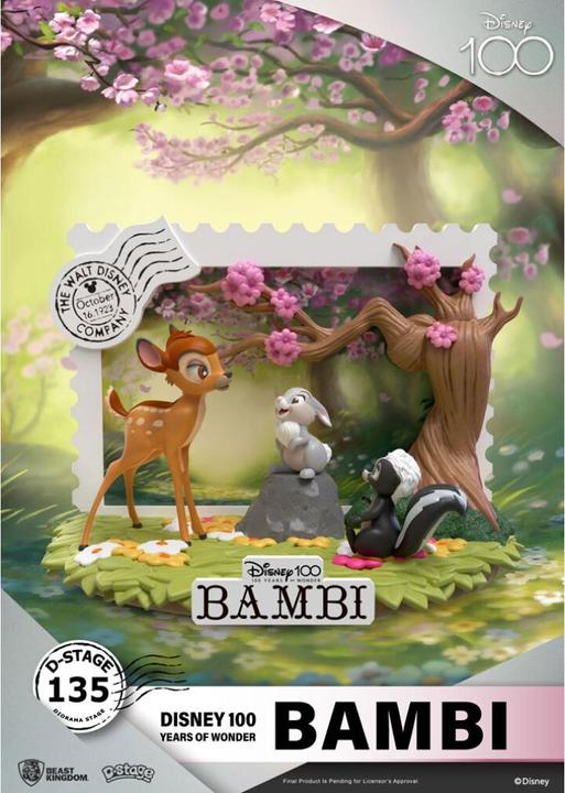 Produktbild Beast Kingdom Disney 100th Anniversary D-Stage PVC Diorama Bambi 12 cm