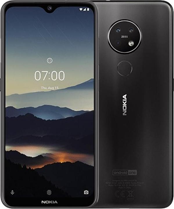 Nokia 7.2 EU (128 GB, Black, 6.30", Dual SIM, 48 Mpx, 4G)