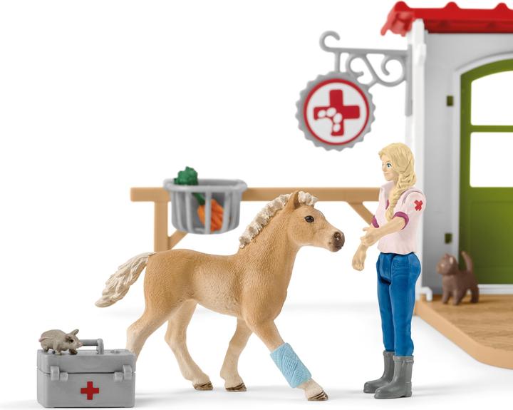 Image du produit Schleich Cabinet vétérinaire avec animaux de compagnie
