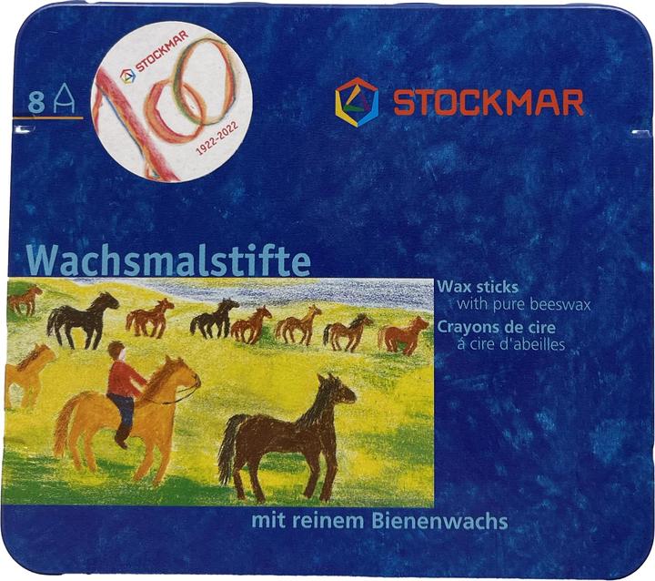 Image du produit Stockmar CRAYON A CIRE /Pà8 (Multicolore, 8 x)