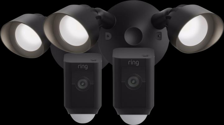 Image du produit Ring Projecteur cam câblé plus noir duo-pack