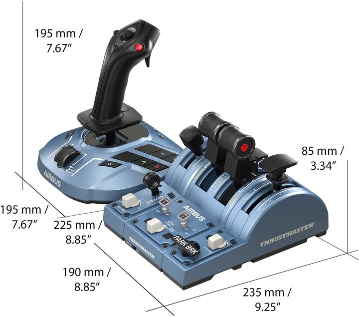 Image du produit Thrustmaster Joystick Thrustm. TCA Captain X AIRBUS Edition XBO/PC (Xbox Series S, Xbox One S, PC, Xbox Series X)