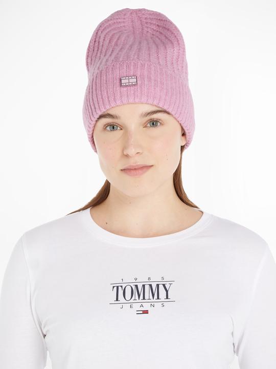 Produktbild Tommy Hilfiger TJW Cosy Knit Beanie Dames - Roze - One Size