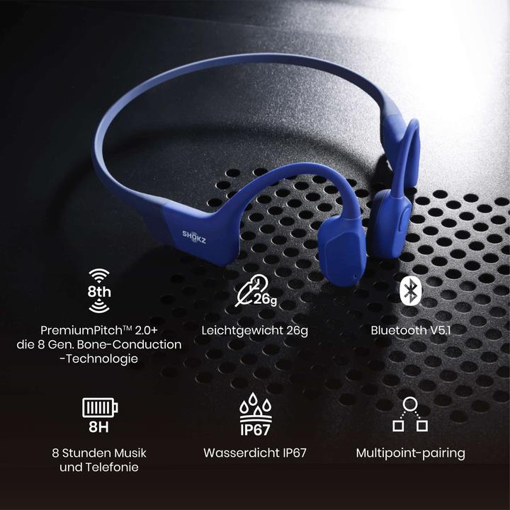 Actual product image Shokz OpenRun (No noise cancelling, 8 h, Wireless)