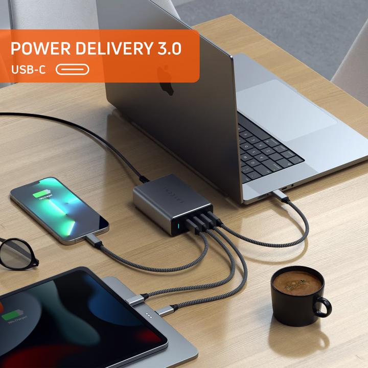 Productafbeelding Satechi 4-poorts GaN lader (165 W)