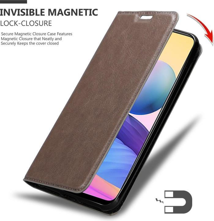 Produktbild Cadorabo Book Invis. Magnet Hülle (Xiaomi Redmi Note 10 5G, Xiaomi Poco M3 Pro 5G)