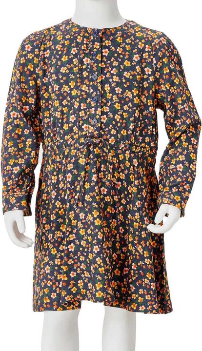 Immagine prodotto VidaXL Abito da bambino con maniche lunghe blu navy 140,Materiale: 100 (140)