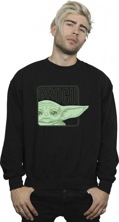 Actual product image Star Wars Mens The Mandalorian Grogu Box Sweatshirt (XXL)