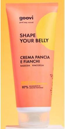 Actual product image Goovi SHAPE YOUR BELLY cream for tummy and hips Tb 200 ml