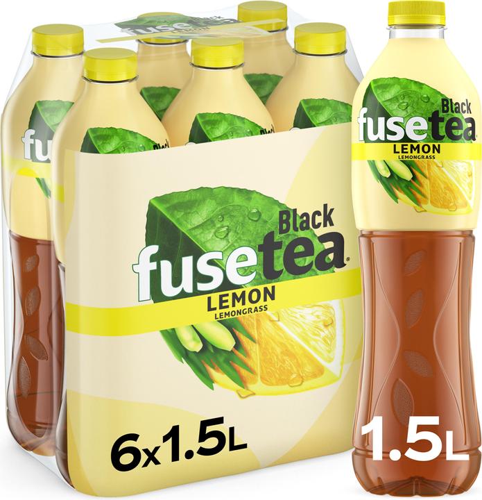 Actual product image Fusetea Lemon-Lemongrass (6 x 150 cl)