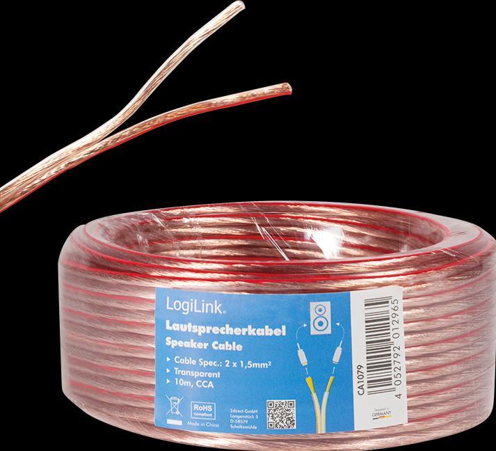 Image du produit LogiLink CA Câble de haut-parleur (10 m, 1.50 mm²² mm)
