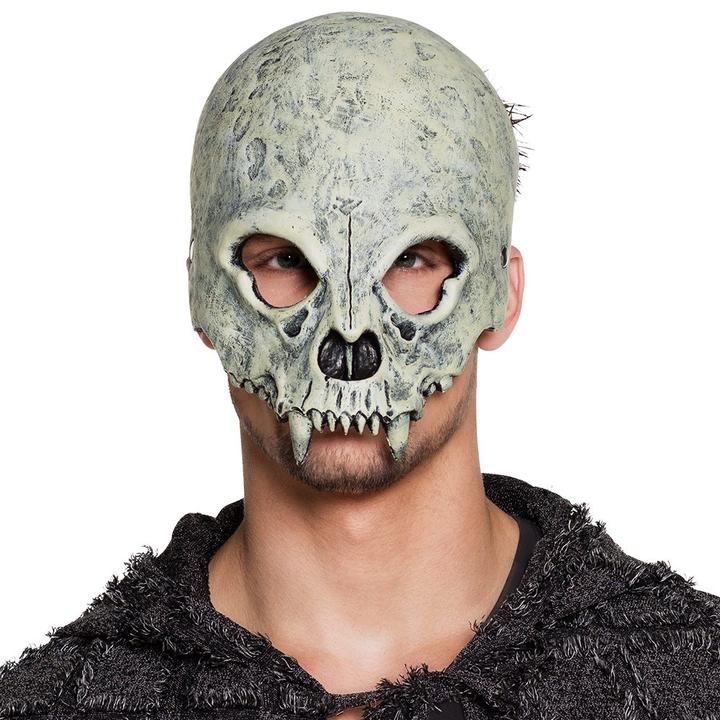 Actual product image Boland Foam Half Mask Vampire Skull