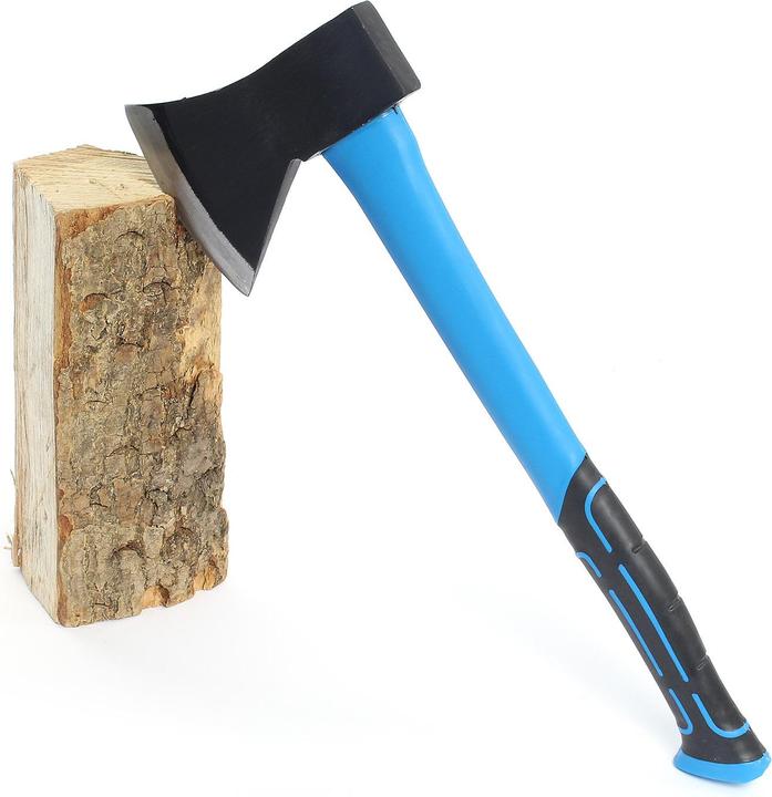 Produktbild XPOtool Set Spaltbeil 1000g Fiberglas Beil Carbonstahl Holzbeil