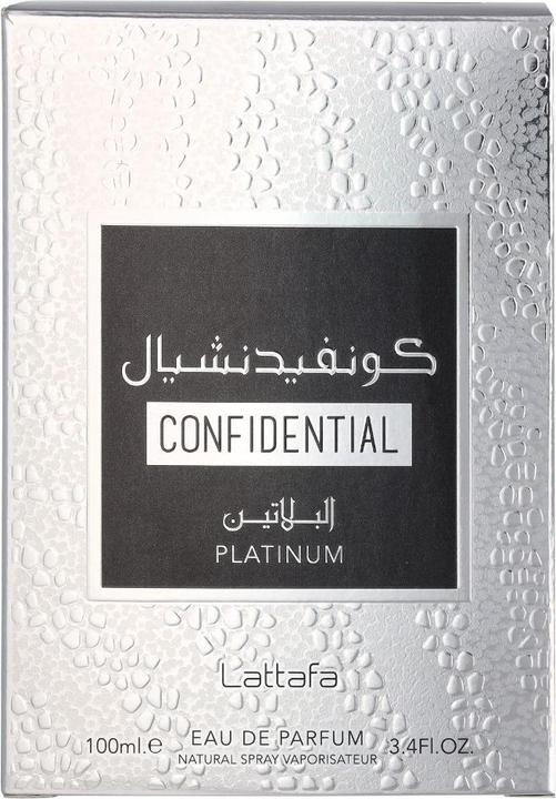 Produktbild Lattafa Perfumes Confidential Platinum (Eau de Parfum, 100 ml)