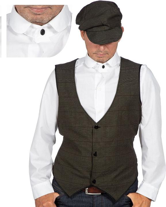 Produktbild Wilbers Herren Hemd Roaring 20's, Rundkragen (54)