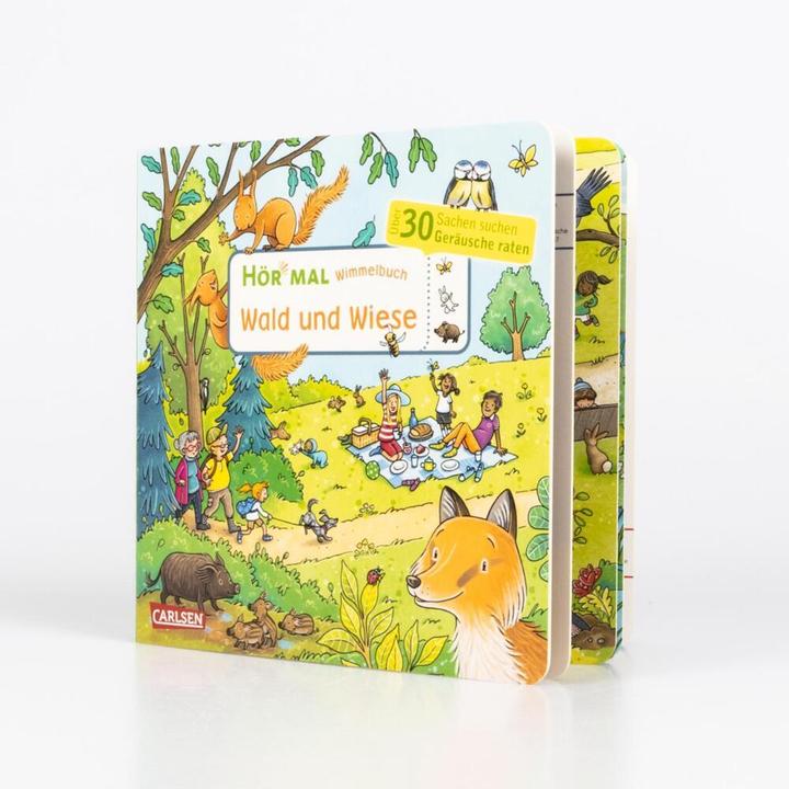 Image du produit Écoute (livre sonore) : Livre d'objets cachés : Forêt et prairie (Stéffie Becker, Julia Hofmann, Allemand)