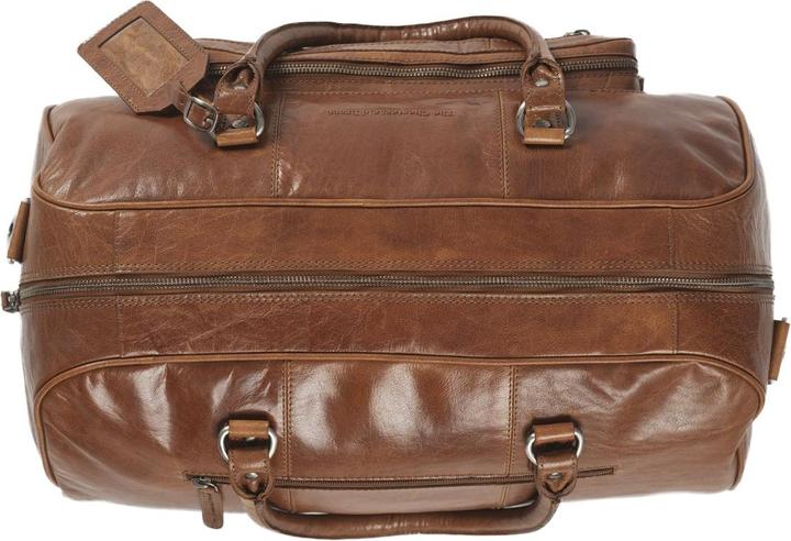 Produktbild The Vegan Cow Chesterfield Brand Leren Weekendtas Cognac Mainz (40 l)