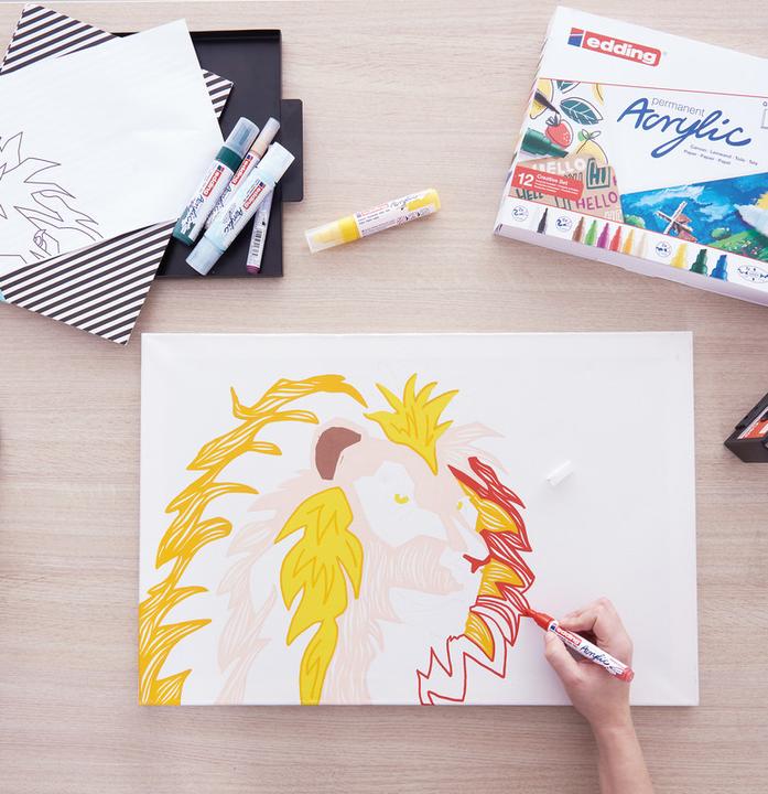 Produktbild Edding Acrylmarker 5400 Double Liner (Pastellblau, 10 mm, 1 x)