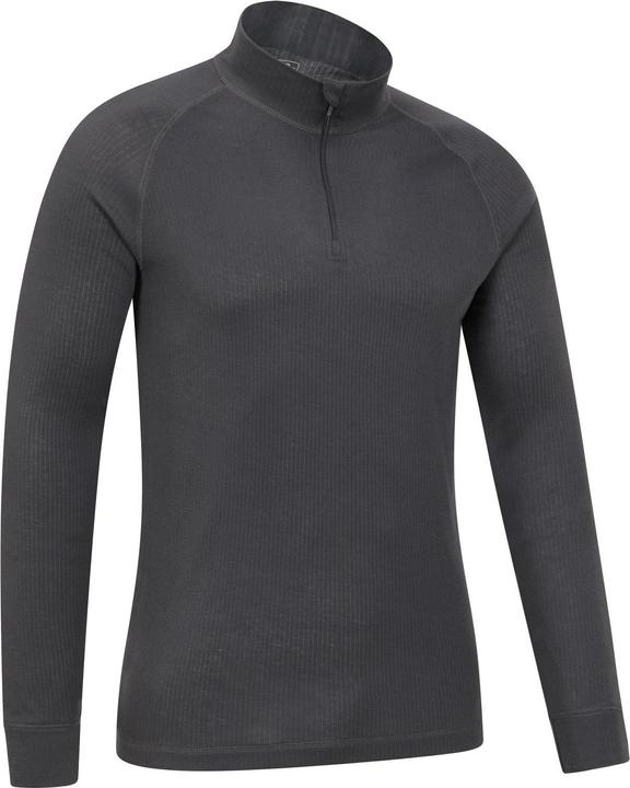 Actual product image Mountain Warehouse Mens Talus Zip Neck Long-Sleeved Thermal Top (XXL)