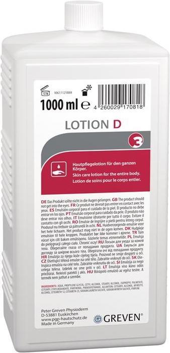 Produktbild Hautpflegelotion ® LOTION D 1 l silikonfrei, parfümiert