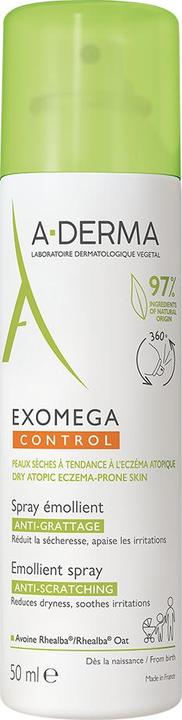 Produktbild A-Derma Exomega Control Emollient Soothing Spray For Dry And Atopic Skin 50Ml (50 ml)