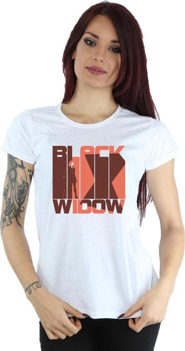 Black Widow Film Bars Logo Baumwolle TShirt (XL)