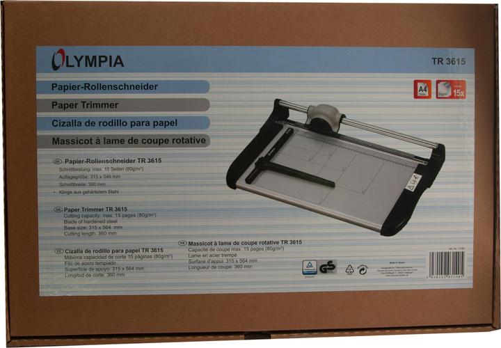 Immagine prodotto Olympia Taglierina rotante TR 3615 (15 lamelle, A4)