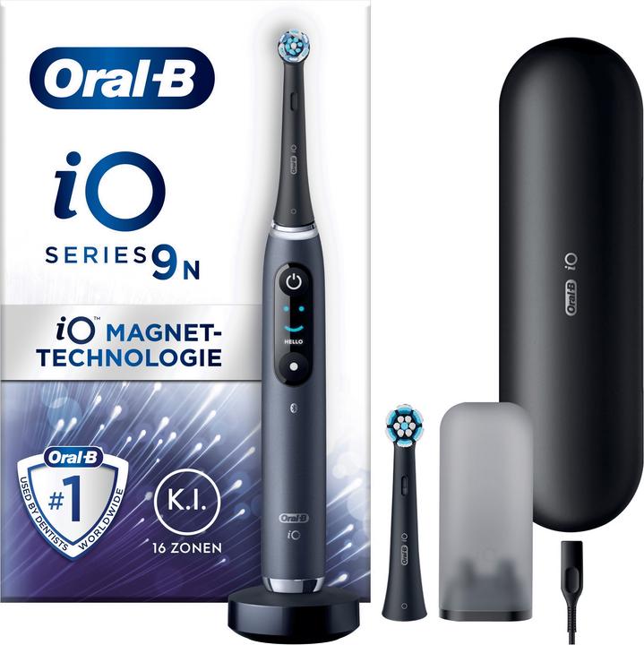 Immagine prodotto Oral-B iO 9 + Sensitive spazzolino elettrico nero (Spazzolino oscillante)