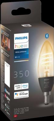 Immagine prodotto Philips Hue White Ambiance (E14, 4.60 W, 350 lm, 1 x, G)