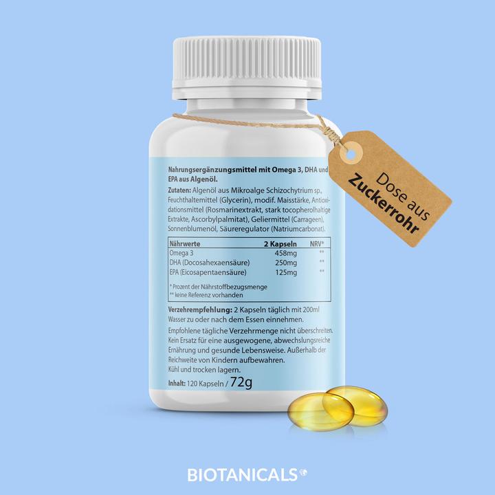 Produktbild Biotanicals Omega 3 (120 Stück, Kapseln, 100 g)