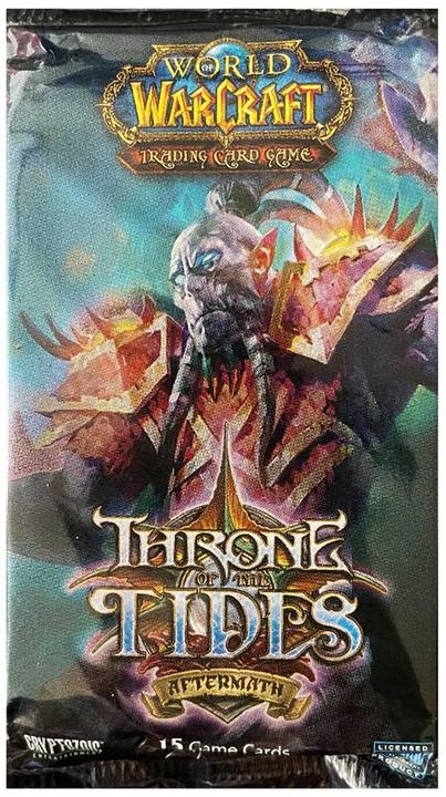 Actual product image World of Warcraft TCG Throne of the Tides Booster Pack (English, Booster Pack)