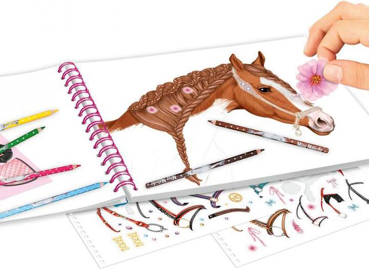 Produktbild Depesche 11583 Miss Melody - Malbuch Style your Horse, Ausmal-Buch mit traumhaften Pferde-Motiven