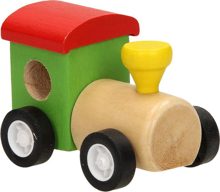 Productafbeelding Houten trein met verkeersband, 8mtr
