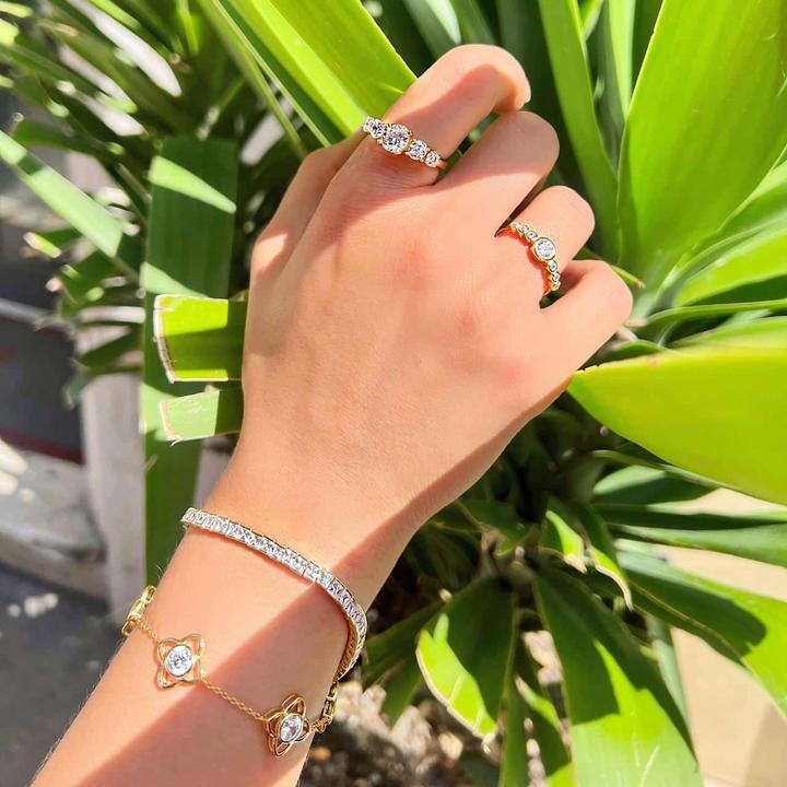 Produktbild Candy Ring Zaraza, 925 Sterling Silber, vergoldet (50, 925 Silber)