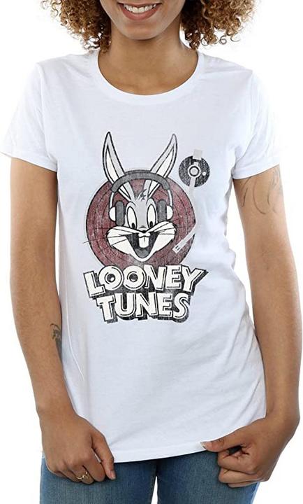 Immagine prodotto Looney Tunes Maglietta in cotone con logo Bugs Bunny Donna/Ladies (L)
