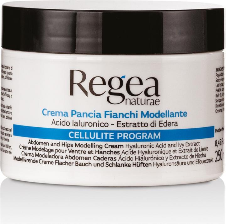 XanitaliaPro Regea Modellierende Bauch und Hüftcreme mit Hyaluronsäure und Efeuextrakt (Körpercreme, 250 ml)