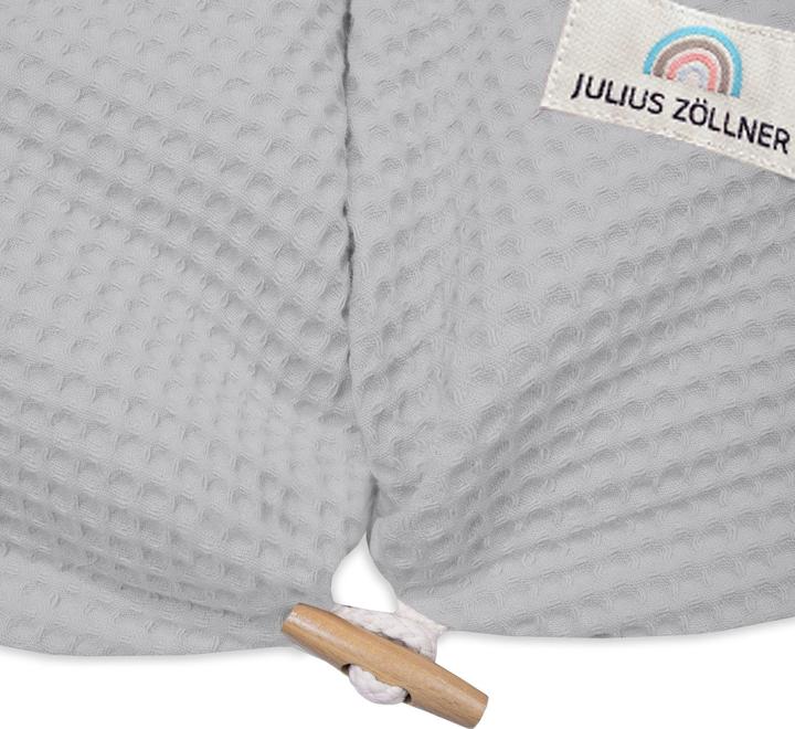 Produktbild Julius Zöllner Stillkissenbezug mit Knopf, Waffelpiqué Light grey