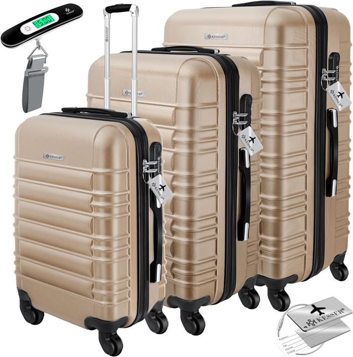 Image du produit Kesser Set de 3 valises (120 l, M (50 - 90l), L (90 - 115l), XL (à partir de 115l))