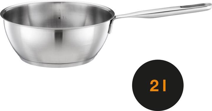 Produktbild Fiskars All Steel Sautierpfanne, 2l (20 cm, Bratpfanne, Edelstahl)