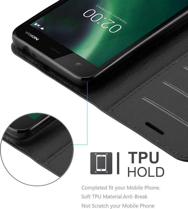 Produktbild Cadorabo Book mit Standfunktion Cover (Nokia 2)