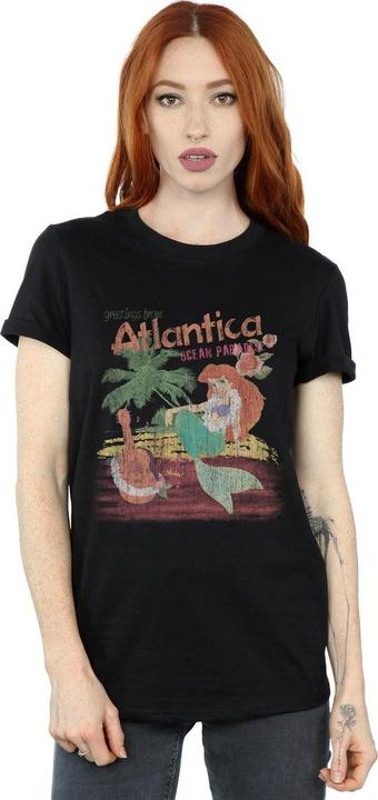 Immagine prodotto Disney The Little Mermaid Greetings From Atlantica Maglietta Ampia Donna (3XL)