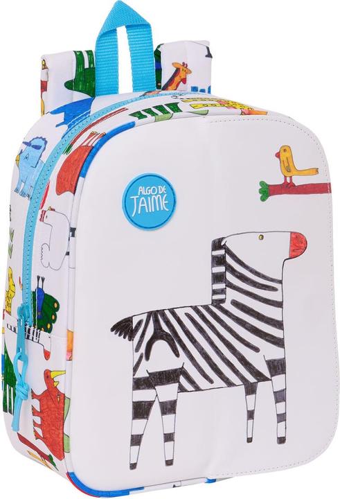Algo de Jaime Kinderrucksack Weiss 22 x 27 x 10 cm