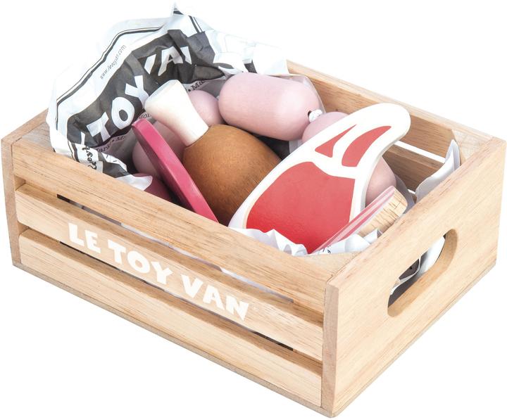 Actual product image Le Toy Van Meat & Sausage Box Market