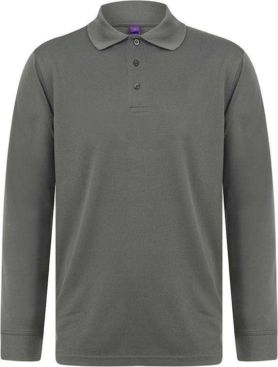 Henbury Poloshirt Langärmlig